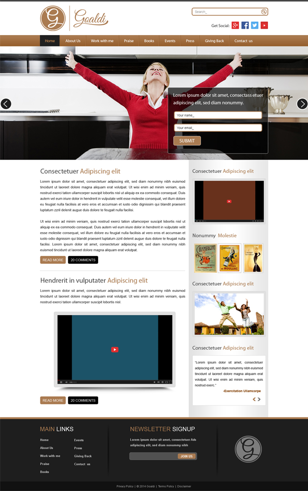 Web Design by craftyweb for this project | Design #4804804