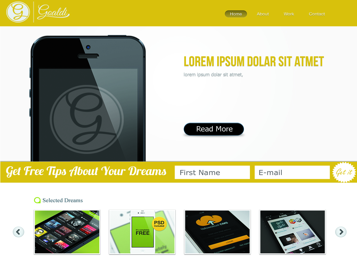 Web Design by dll.designs for this project | Design #4809459