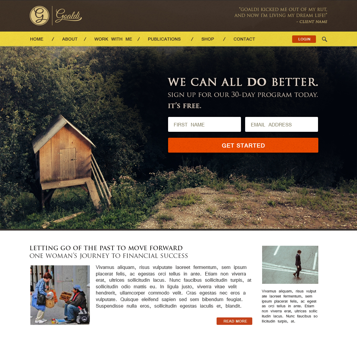 Web Design by KaylaKnight for this project | Design #4753569