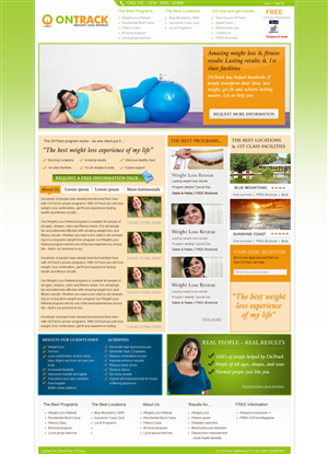 Web Design by rajesh prn for OnTrack Wellbeing PTY Ltd | Design: #228480