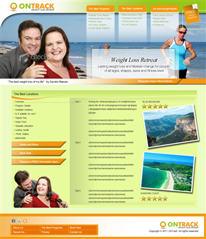 Heath Weight Loss Retreat Website | Web Design by ganz abecia