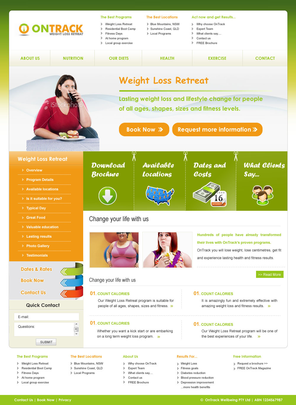 weight loss retreat qld