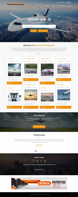 Wordpress Design by pb for SR-Design | Design: #4833087