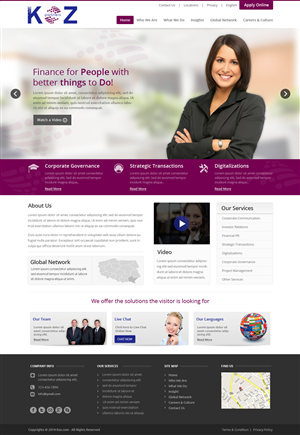 Web-Design von OM für dieses Projekt | Design: #4776745