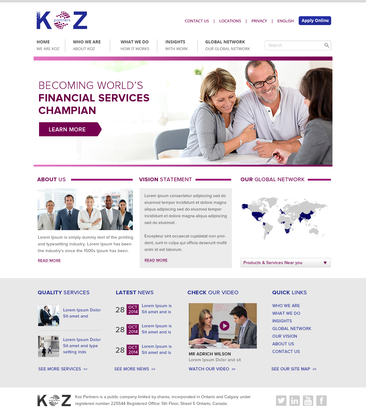 Web Design by OM for this project | Design #4776789