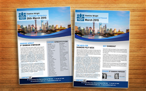 Flyer Design by alessandroevge for Hawkins Wright Ltd | Design #4744750