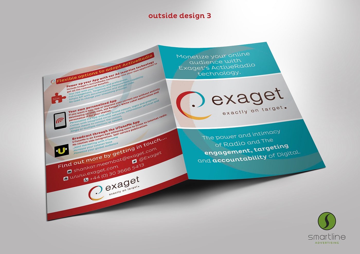 Flyer Design by Smart Line Adv for Exaget Ltd | Design #4757809