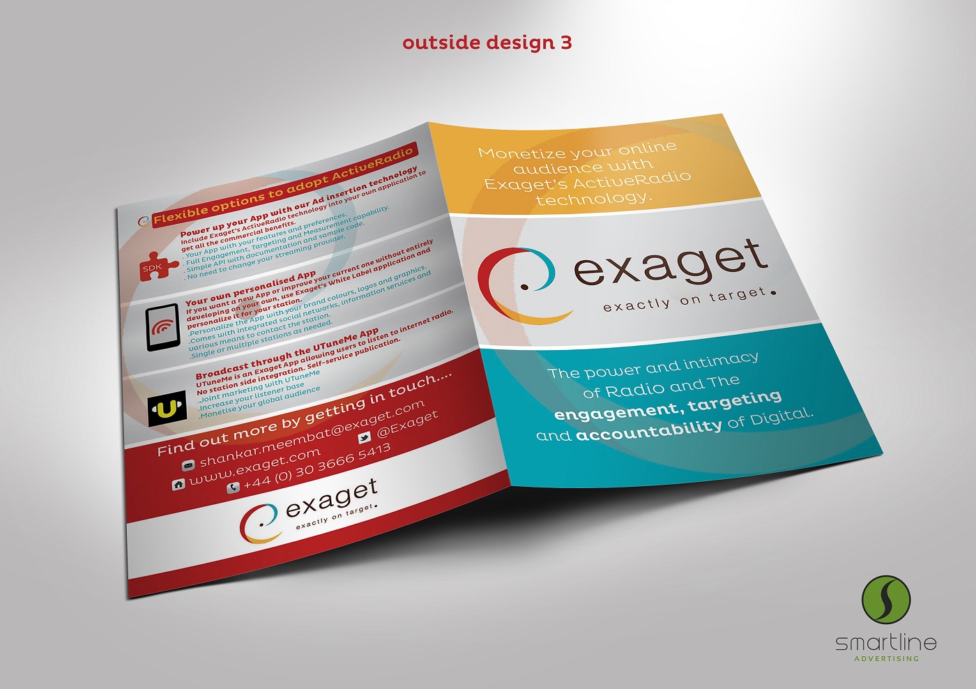 Flyer Design by Smart Line Adv for Exaget Ltd | Design #4757814