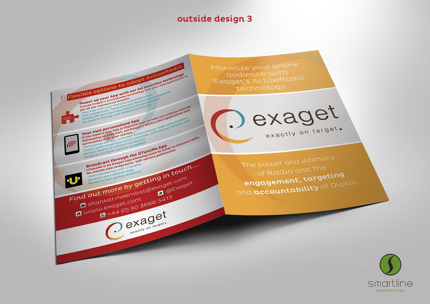 Design de Flyer par Smart Line Adv pour Exaget Ltd | Design #4757834