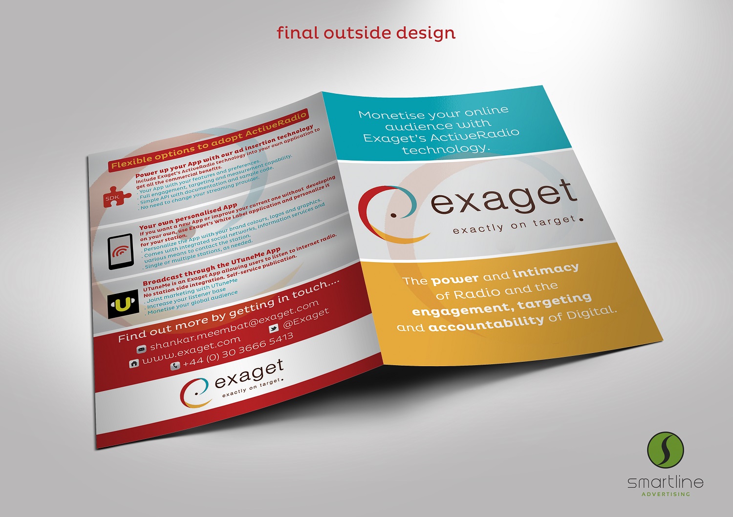 Design de Flyer par Smart Line Adv pour Exaget Ltd | Design #4760247