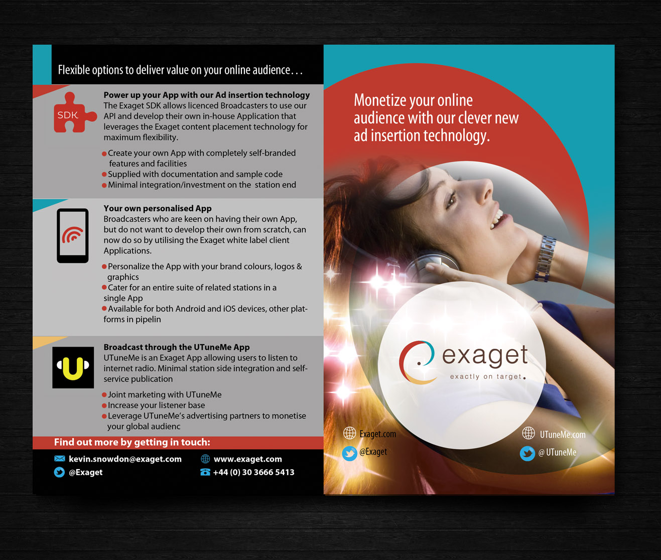 Flyer Design by uk for Exaget Ltd | Design #4752813