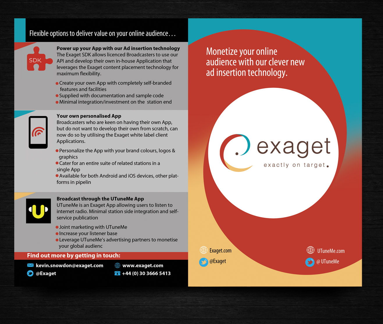Design de Flyer par uk pour Exaget Ltd | Design #4754190