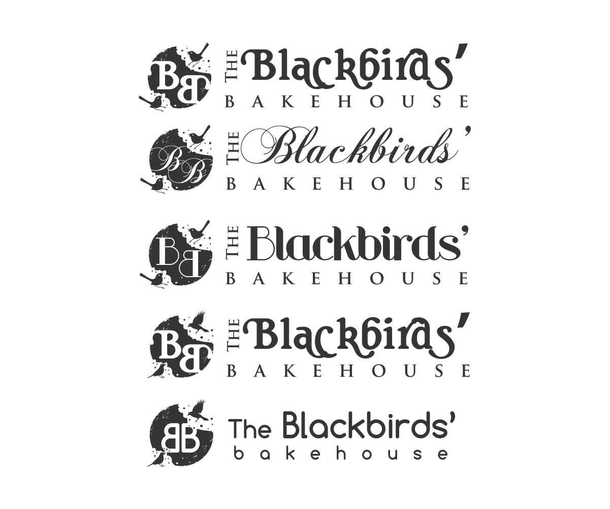 Design de Logo par Mandarina pour The Blackbirds'' Bakehouse | Design #4886172