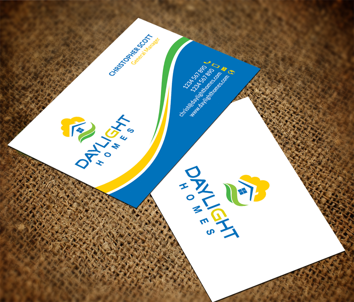 Visitenkarten-Design von Sarah Haroon für dieses Projekt | Design #4988799
