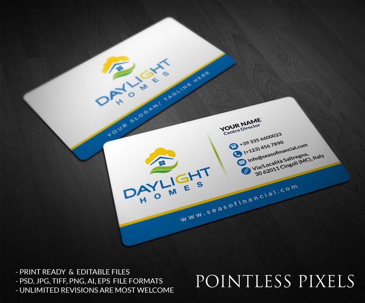 Visitenkarten-Design von Pointless Pixels India für dieses Projekt | Design #4989432