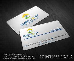 Business Card Design by Pointless Pixels India for this project | Design: #4989738