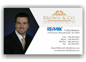 Business Card Design by Mugendesign for Daniel Brown Realtor | Design: #4791887