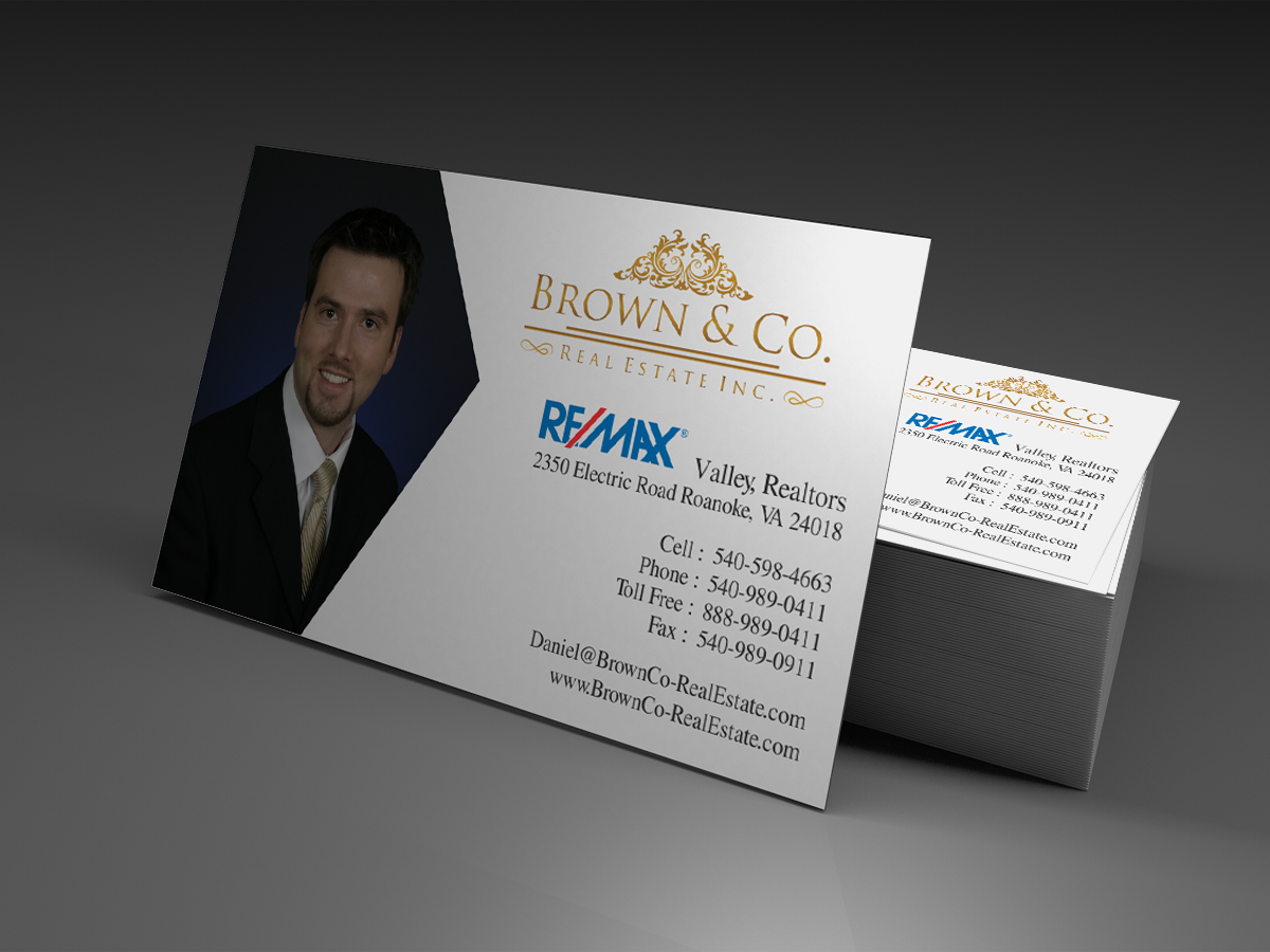 Business Card Design by Mugendesign for Daniel Brown Realtor | Design #4791909