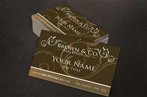 Business Card Design by Cyan Designs for Daniel Brown Realtor | Design #4798330
