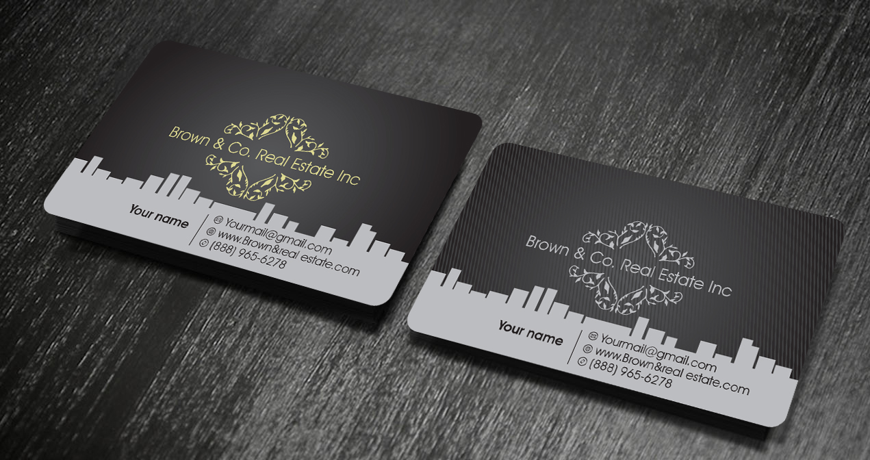 Diseño de Tarjeta de Presentación por alaster para Daniel Brown Realtor | Diseño #4768642