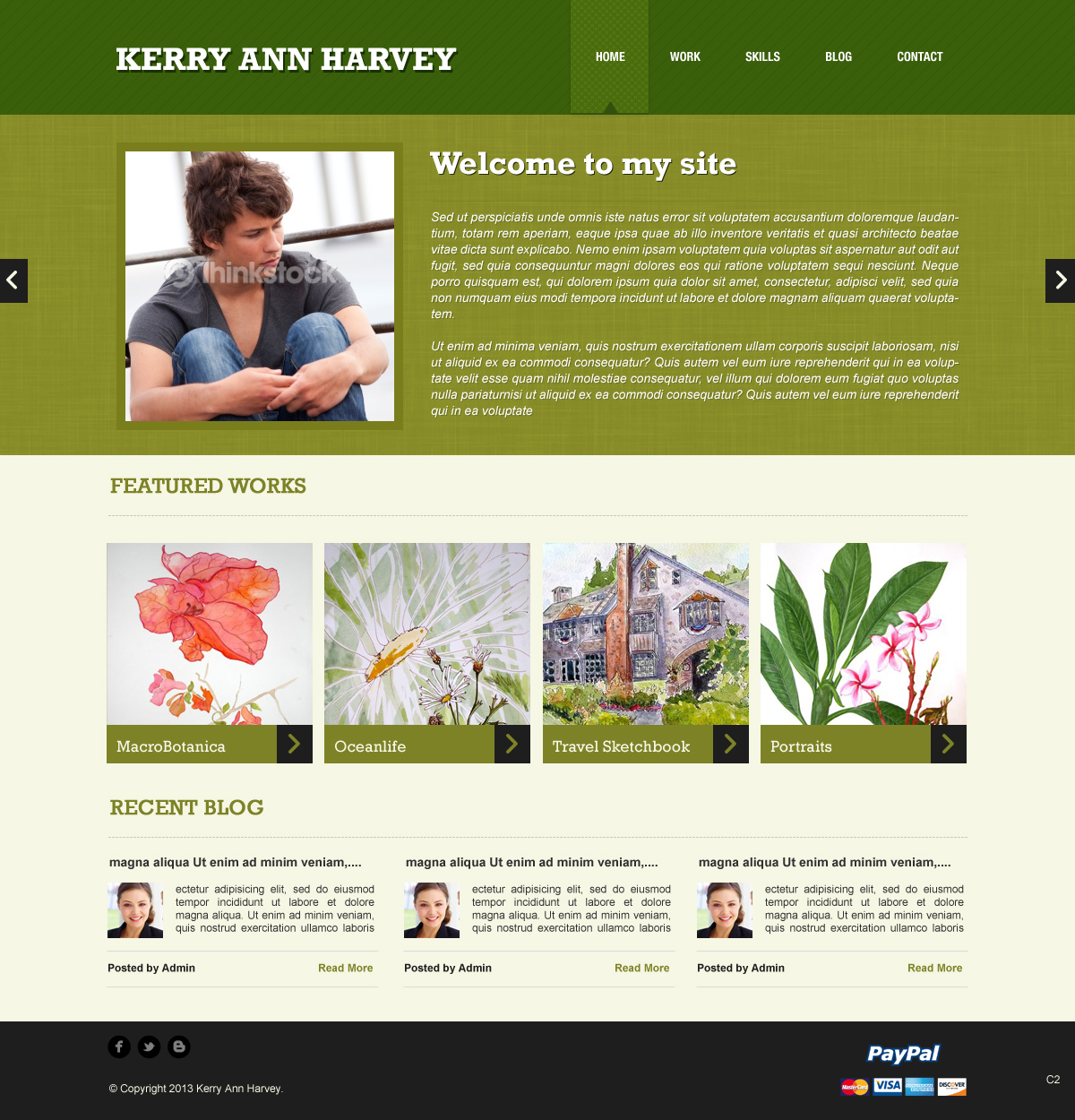 Wordpress Design by pb for this project | Design #1350274
