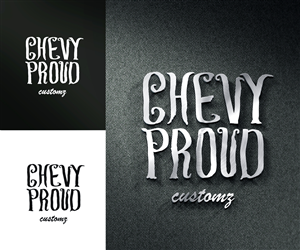 Logo Design by falah2299 for CHEVY PROUD Customz | Design #4754112