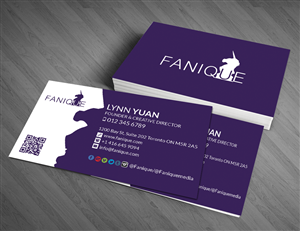 Diseño de Tarjeta de Presentación por  Artman para Fanique | Diseño: #4805949