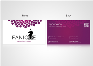 Visitenkarten-Design von Ovimatic für Fanique | Design #4760095