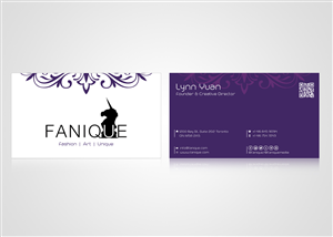 Business Card Design by Ovimatic for Fanique | Design: #4783471