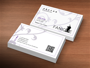 Diseño de Tarjeta de Presentación por Lanka Ama para Fanique | Diseño: #4749826