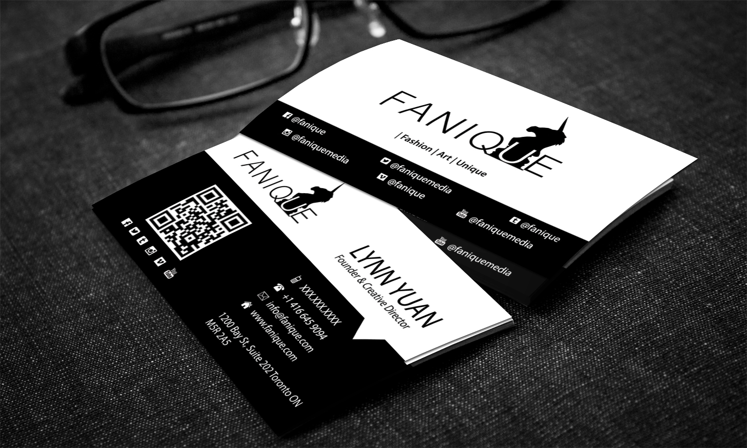 Diseño de Tarjeta de Presentación por Stylez Designz para Fanique | Diseño #4806083