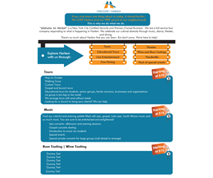 Infographic Design by artculturz_sd for Welcome to Harlem | Design: #4763777