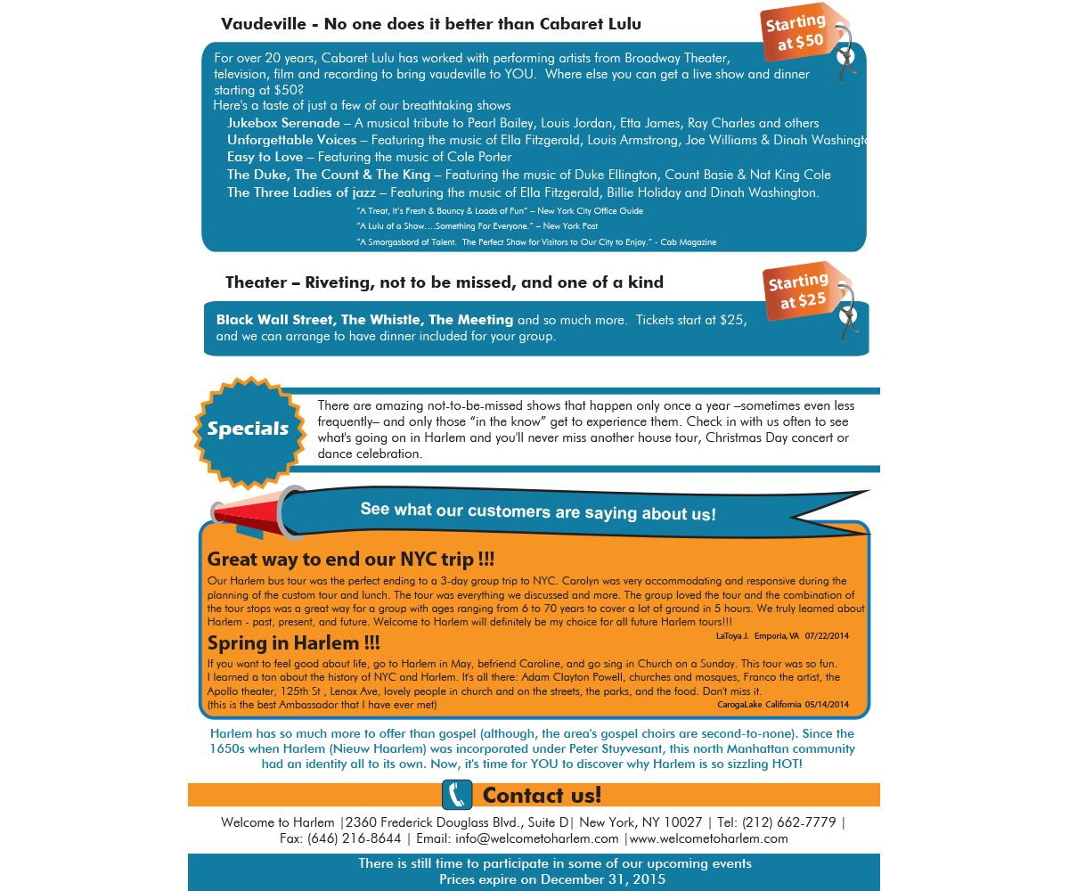 Infographic Design by artculturz_sd for Welcome to Harlem | Design #4763781