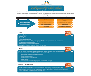 Infographic Design by artculturz_sd for Welcome to Harlem | Design: #4765920