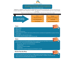 Infographic Design by artculturz_sd for Welcome to Harlem | Design: #4766221
