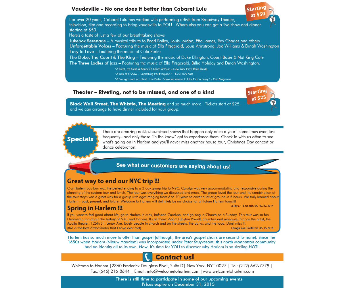 Infographic Design by artculturz_sd for Welcome to Harlem | Design: #4766234