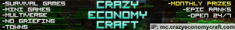 Diseño De Banner Publicitario por Levardos para Crazy Economy Craft | Diseño #1406748