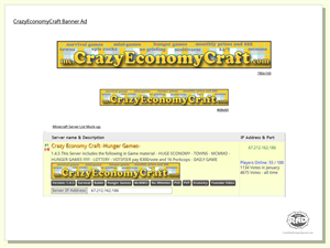 Diseño De Banner Publicitario por Code Rad Design para Crazy Economy Craft | Diseño: #1400658
