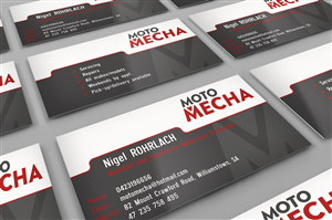 Business Card Design by HYPdesign for Moto Mecha | Design: #1352455