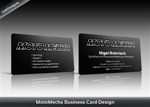 Business Card Design by gekgrfx for Moto Mecha | Design: #1362011