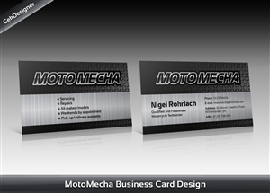 Business Card Design by gekgrfx for Moto Mecha | Design: #1362013