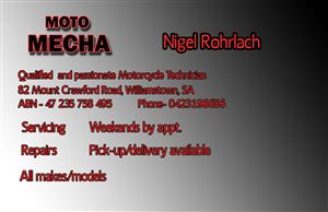 Business Card Design by Theawsomeone for Moto Mecha | Design #1351779