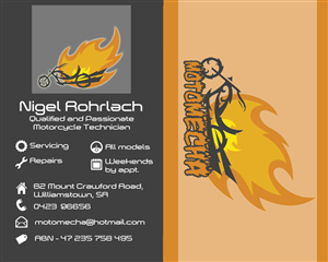 Business Card Design by lostinthestars for Moto Mecha | Design: #1356172