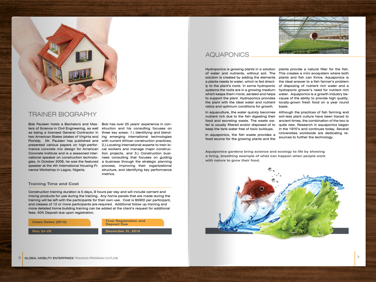 Broschüren-Design von MilM für dieses Projekt | Design #4776876