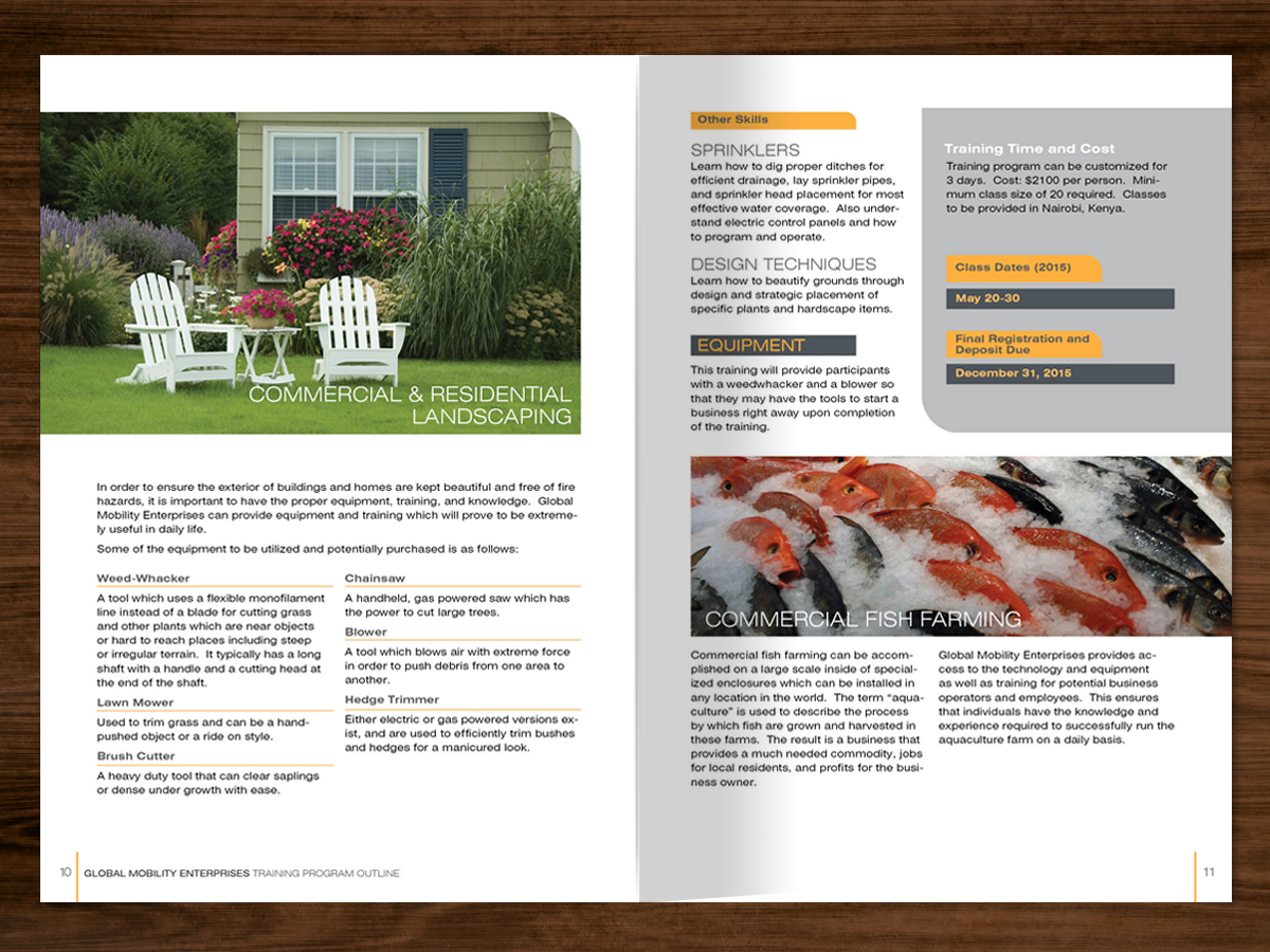 Broschüren-Design von MilM für dieses Projekt | Design #4776881