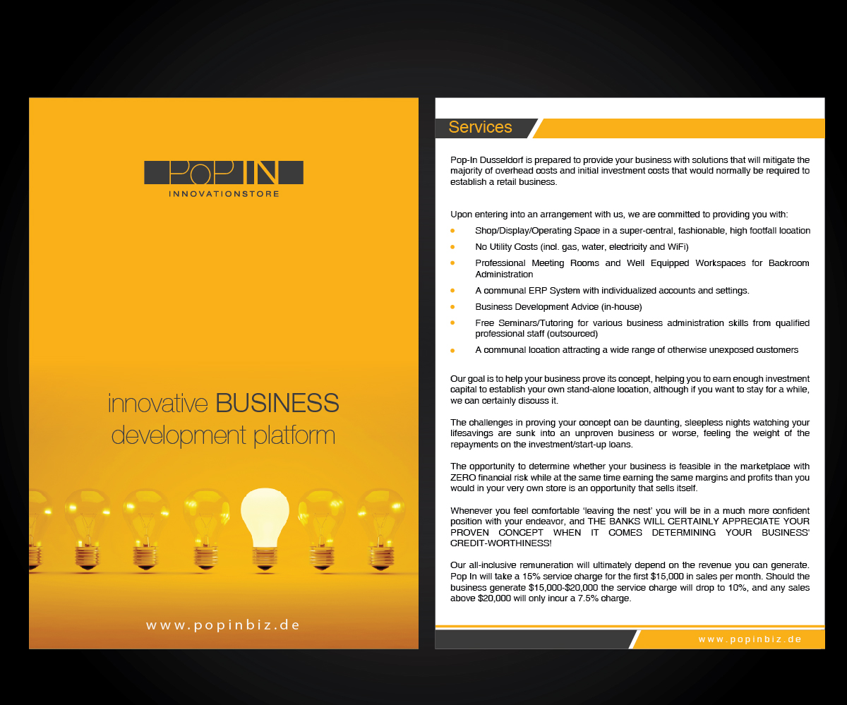 Brochure Design by joliau for this project | Design #4805698