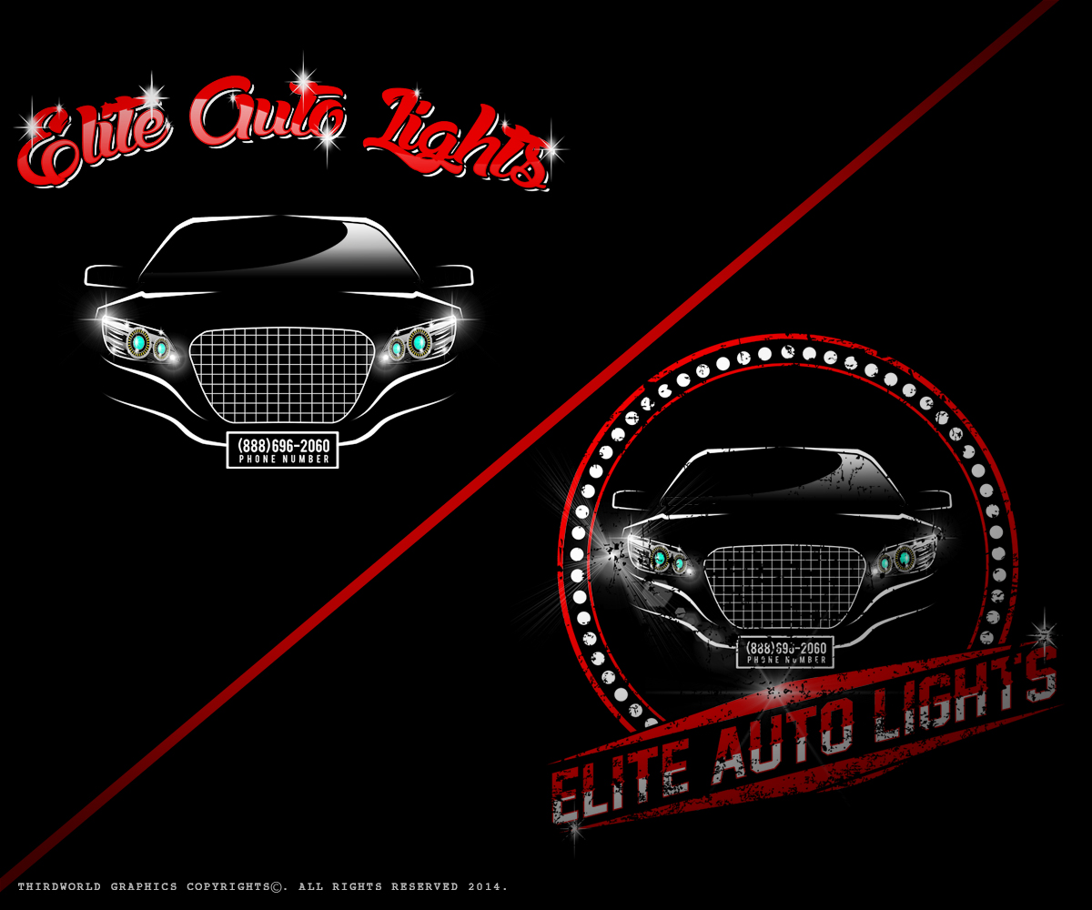 T-Shirt-Design von Aurelio III für Elite Auto Lights | Design #4805499