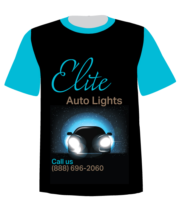 T-shirt Design by iyad mahmoud alsmadi for Elite Auto Lights | Design #4818999