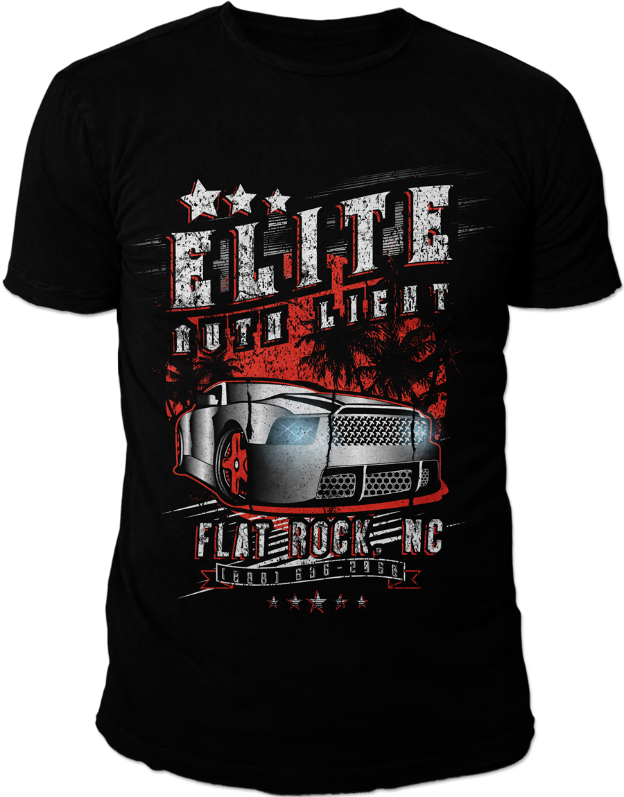 T-shirt Design by BABLEO for Elite Auto Lights | Design #4833630