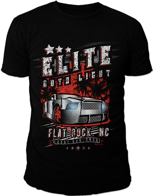 Automotive Light Company shirt - Think Hurley!  Think Affliction!  Blow us away! | T-shirt Design by BABLEO